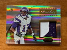 JARIUS WRIGHT 2012 Certified PRIME 2-COLOR JERSEY PATCH RC!