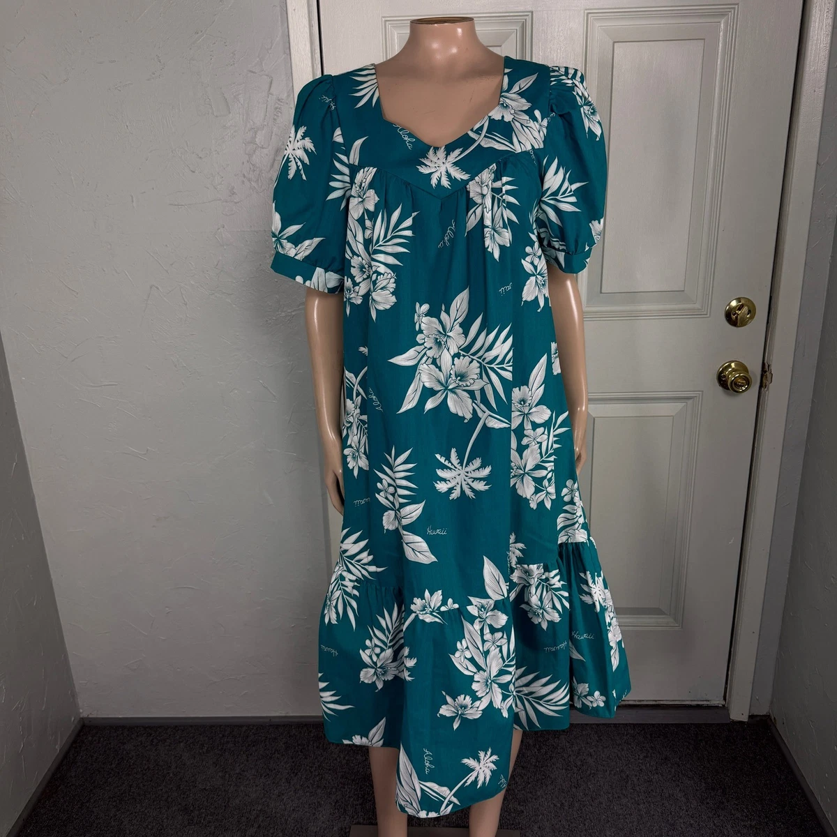 Cotton Hawaiian 1980s Vintage Dresses for Women for sale | eBay