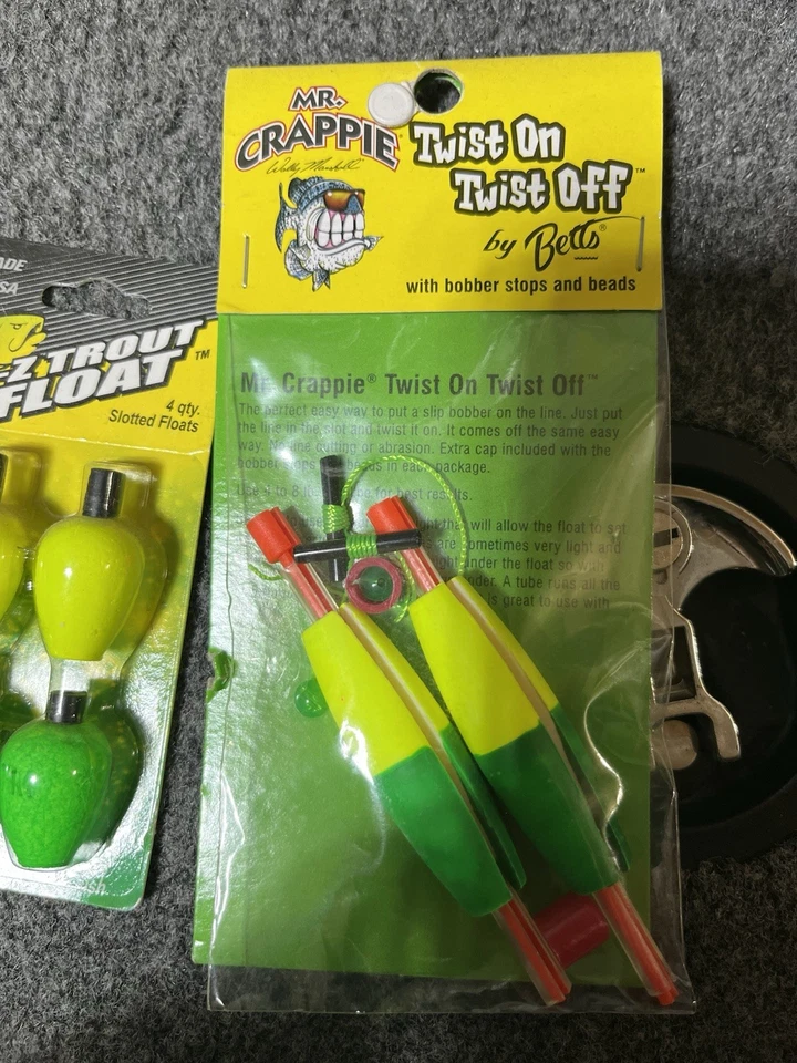 Лот рыболовных поплавков EZ форель поплавок, мистер краппи поплавок новый в упаковке - Изображение 3 из 3