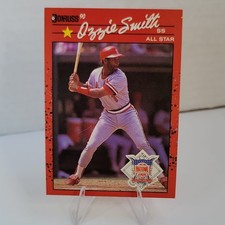 Donruss 1990 Ozzie Smith All Star #710 Cardinals MLB Baseball Card