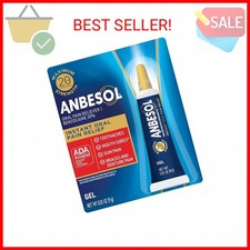 Anbesol Gel Maximum Strength - Instant Oral Pain Relief for Toothaches, Canker S