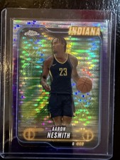 2025-26 Topps Chrome Aaron Nesmith Purple Pulsar#21 Indiana Pacers
