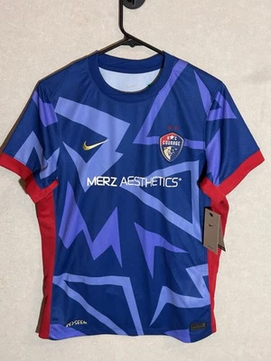 Nike Merz Aesthetics Soccer Jersey Womens Medium NC Courage Drifit #264 - Image 1 of 4