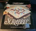 Vintage Milton Bradley Scrabble Deluxe Edition Crossword Game 1989 Complete