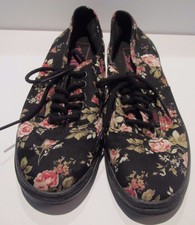 vans lo pro floral black