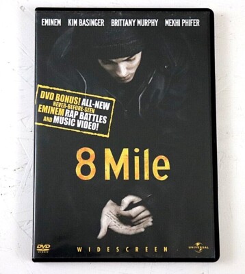 8 Mile DVD 2003 Eminem Rap Battles Universal 25192273926| eBay