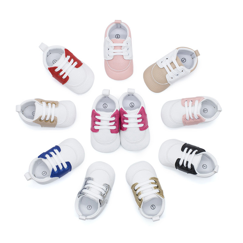 Newborn Baby Crib Shoes Infant Toddler Boy Girl Saddles Shoes 3 6 9 12
