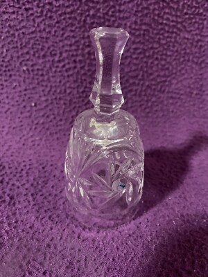 Trischler Winterhalder Bleikristall 24% Lead Crystal Bell 3.75 in