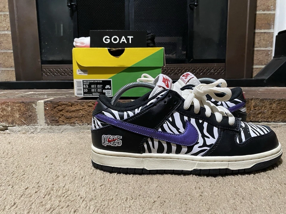 Size 8.5 - Nike Quartersnacks x Dunk SB Low Little Debbie’s Zebra Cakes - Image 2 of 4
