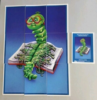 GARBAGE PAIL KIDS BOOKWORMS 2022 BOOK MARK COMPLETE PUZZLE 10 CARDS