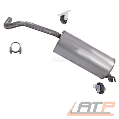 ENDSCHALLDÄMPFER AUSPUFF SCHALLDÄMPFER FÜR SEAT IBIZA 3 6L 1.4 16V BJ 02-09