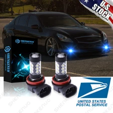 For INFINITI G37 2011-2013 - 2x 8000K Ice Blue H8 H11 LED Fog Driving Light