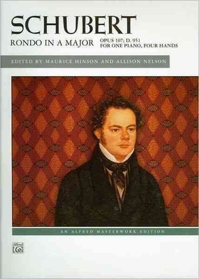 Rondo in A Major, Opus 107; D. 951 : For One Piano, Four Hands, Paperback by ...