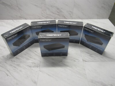 5 LOT NEW TRENDnet TEG-S82g GREENnet Compact 8-port Gigabit Ethernet Switch