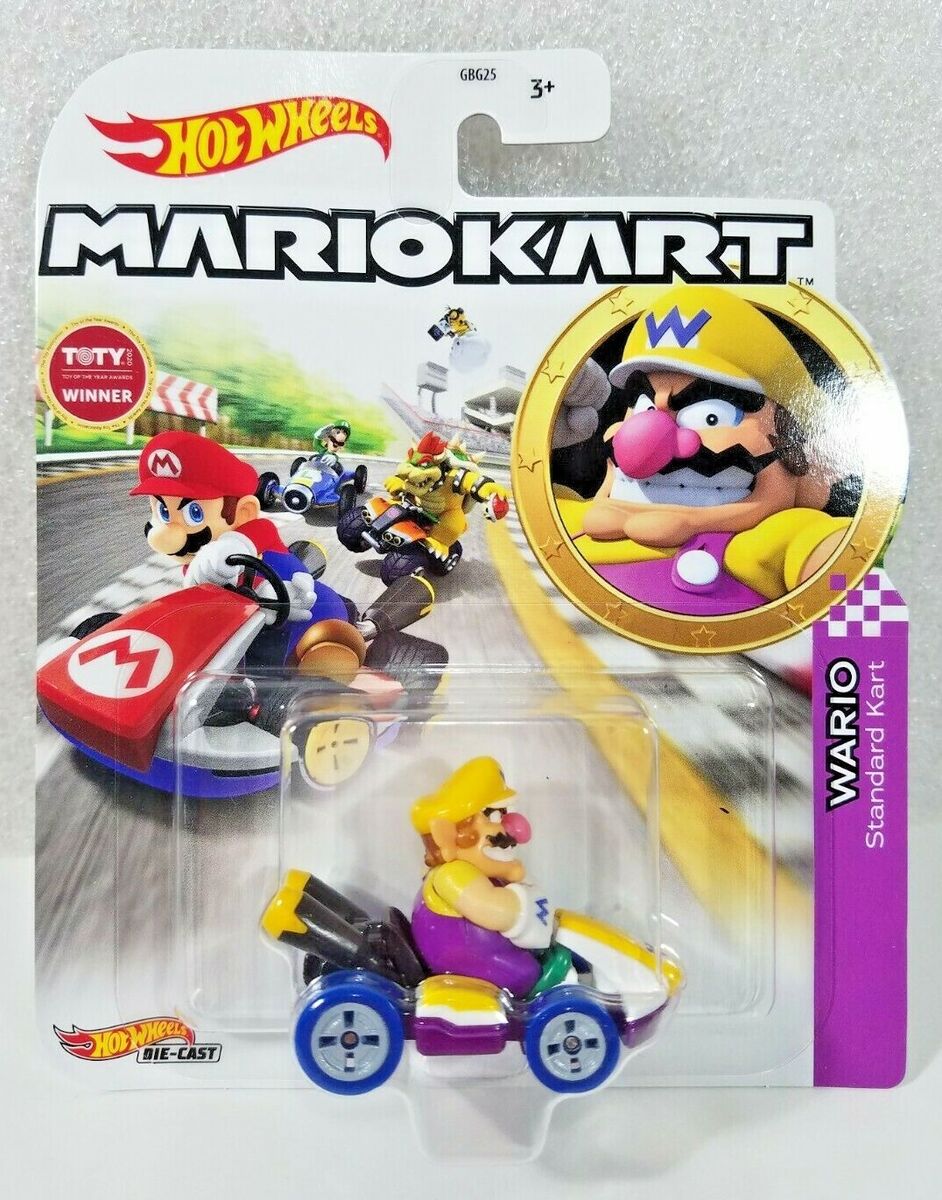 Hot Wheels Mario Kart Mario, Standard Kart Vehicle 