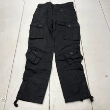 US ARMY Black Cargo Utility Tactical Pants Cotton Mens Size 30 29" Inseam