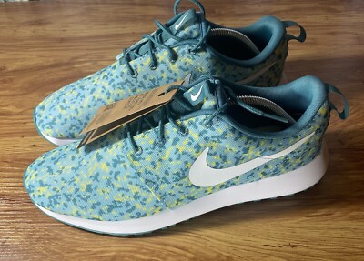 Nike Roshe G Spikeless Golf Shoes Teal Green Camo Mens 9.5 FD2599-400 NEW Nike Roshe G Spikeless Golf Shoes Teal Green Camo Mens 9.5  main image 2