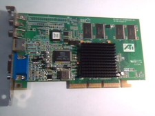 AGP Video Graphics Card ATI Rage Theater 128 Pro 109-63200-01 R128P TVA 32MS-O