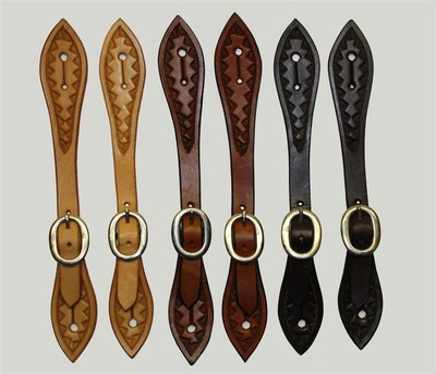 Sporenriemen für Westernsporen mit Tooling Western Sporen Riemen  