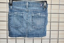 7 FOR ALL MAN KIND BLUE DENIM GIRLS SKIRT SIZE 7 KIDS ON SALE