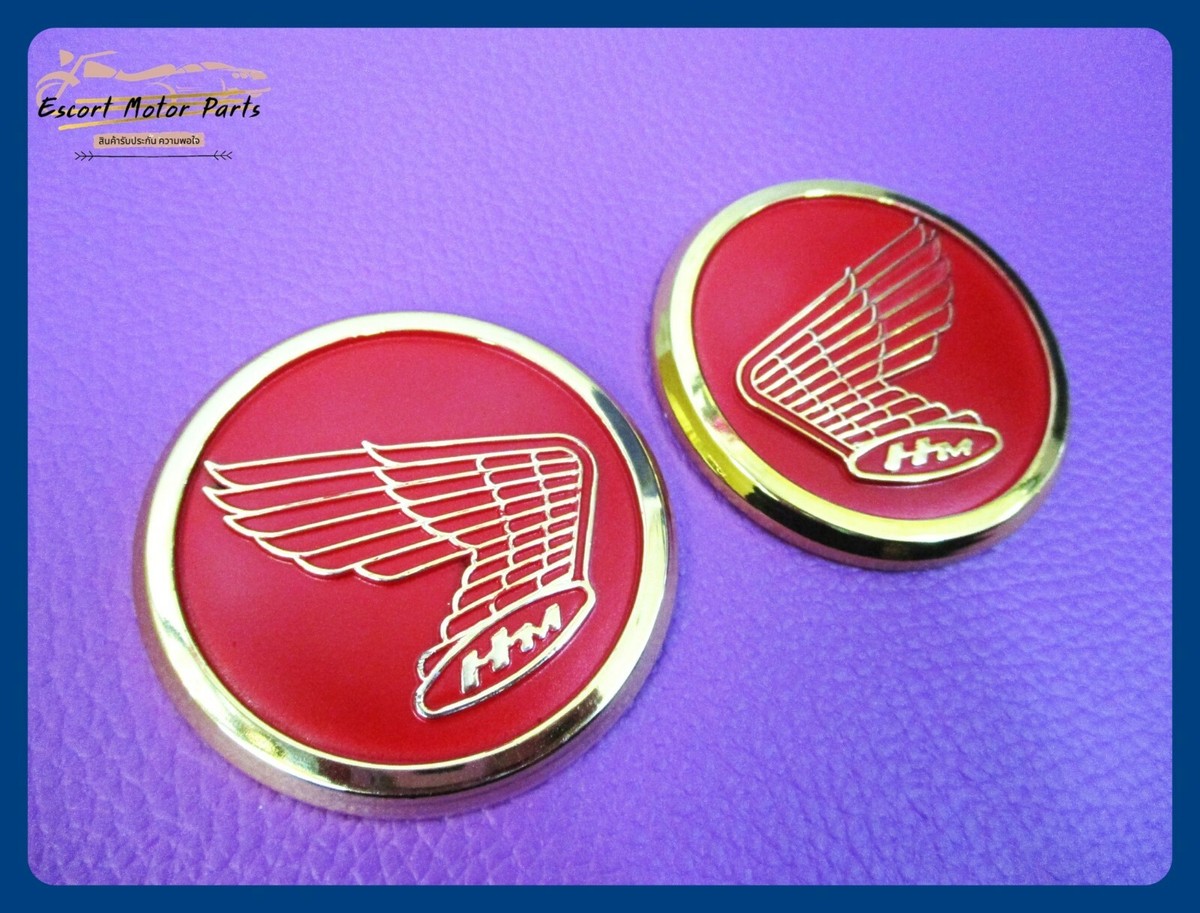 Fit Honda Monkey Z50 Gold-Red Emblem [ES210] | eBay