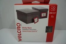 VELCRO Brand Sticky Back Fasteners 200 Pack Beige 3/4" Circles NEW!