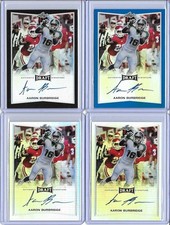 2016 Leaf Metal Draft Aaron Burbridge Black Prismatic Auto RC 14/15 MSU WR 49ers