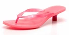 Aquarela Women's Kitten Heel Jelly Flip Flops Style 223-888
