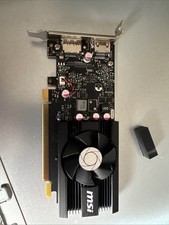 MSI NVIDIA GeForce GT 1030 2GB DDR4 Graphics Card