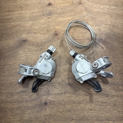 SRAM X-9 Trigger Mountain Bike Shifters 3 x 9 Speed Pair Broken Indicators
