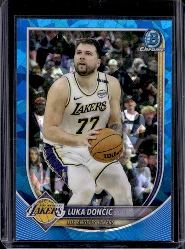 2025 Bowman Sapphire Luka Doncic Chrome #BCV-123 Lakers (A)