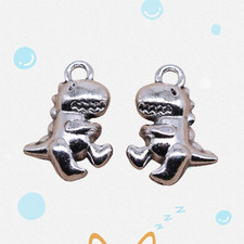 60 Pcs Multicolor Tibetan Silver Dinosaur Charms 15X12MM Diy Jewelry L15479