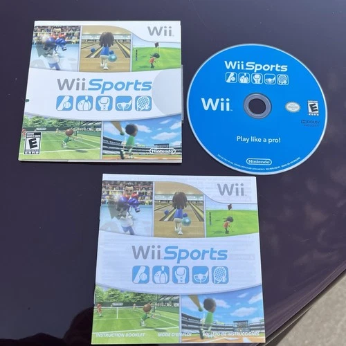 New ListingNintendo Wii Sports Game with Manual Multiplayer Boxing Bowling Tennis Golf 2006
