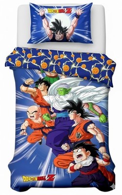 Dragonball Z Bettbezug Einzelbett Baumwolle Einplatzsack 155x200 cm