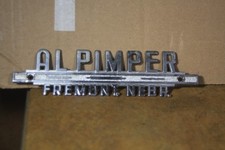 Vintage Al Pimper Fremont Nebr. Chrome Metal ...