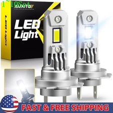 AUXITO H7 LED Headlight Kit Hi Lo Dual Beam Super Bright 6000K Bulbs 1-10Set