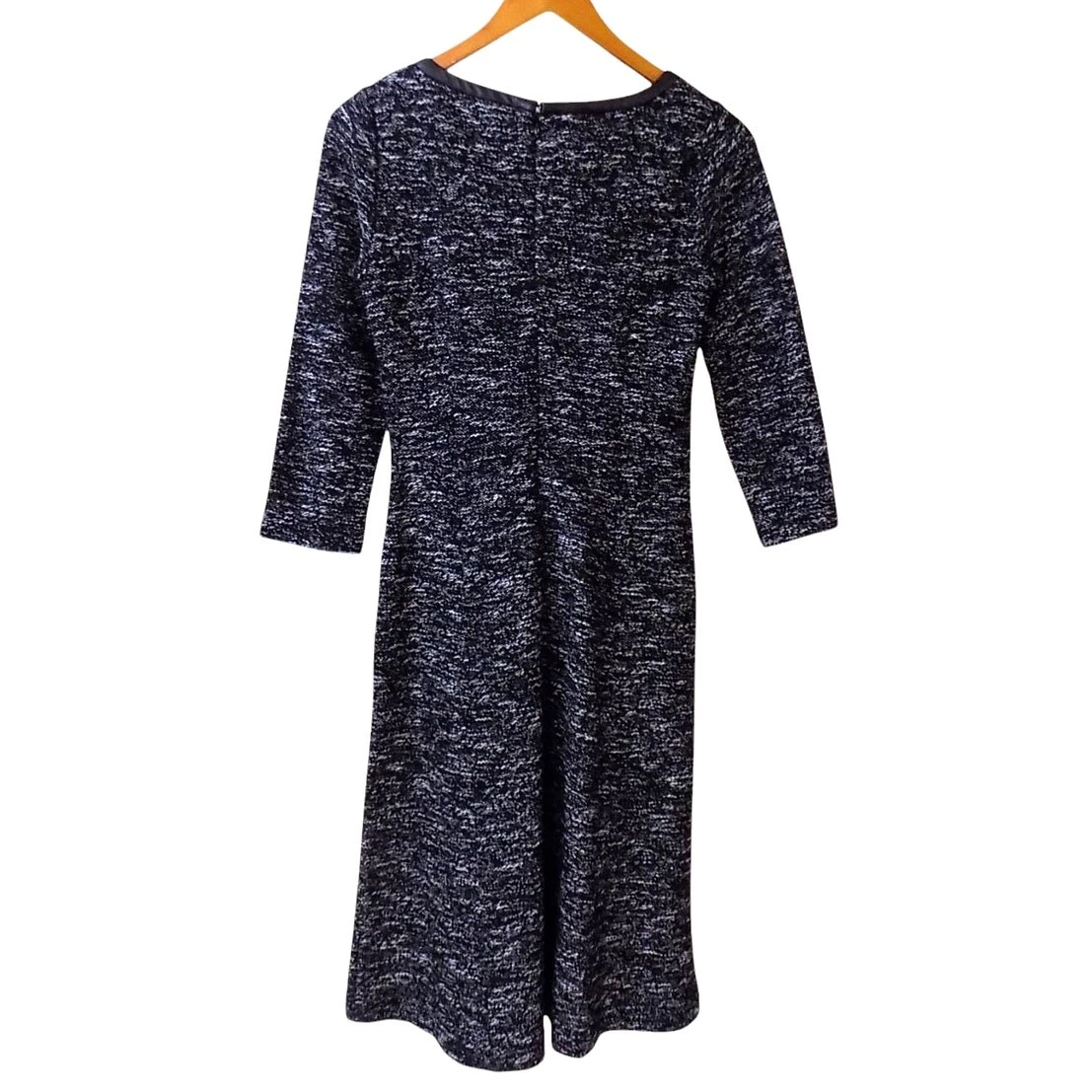 VETEMENTS Abito Talbots donna 2 nero tweed maturo minimalista abbigliamento da lavoro ufficio business