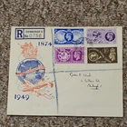 GB 1949 FDC 75th Anniversary UPU Registered cover from Edinburgh Cross B. O.