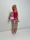 Vintage 2001 Barbie Doll Salon Surprise Pink Highlights Streaks Hair Restyled