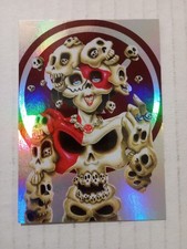 Craniacs Series 1 Retrovia Mia/Dia De Muertos 18 S1 Rainbow Chrome CCG Card