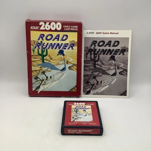 Road Runner Atari 2600 Game Used