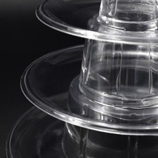 4X Macarons Display Tower 4-Layer Cupcake Stand Food Display Stand Cake2240