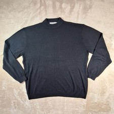 Lavane Sweater Men's 2XL XXL Black Acrylic Pullover