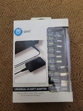 Onn Universal 45-Watt Power Cord with 10 Adaptor Tips for Laptop or Chromebook