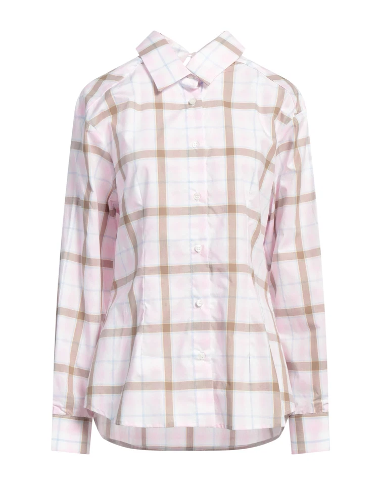 RRP€245 BALOSSA Button-Up Shirt IT44 US8 UK12 L Pink Long Sleeves - Image 3 of 4