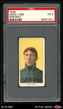 1909 T206 Addie Joss Portrait Naps (Indians) HOF VARIATION PSA 3 - VG