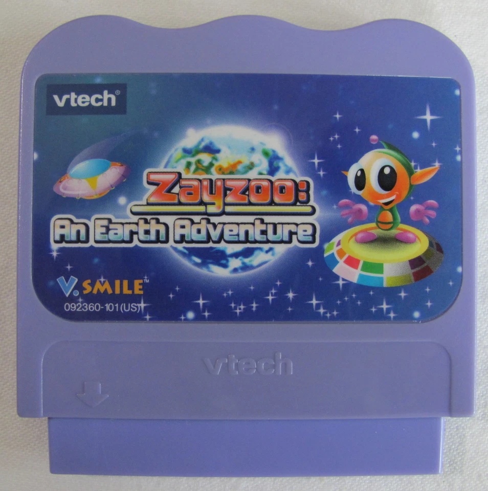 VTech V.Smile Cartridge Lot of 4 Games Cinderella Alph. Park Zayzoo Tests Good - Image 4 of 4