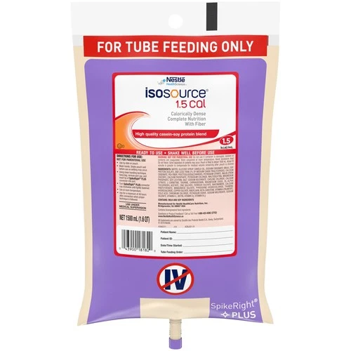 نستله Isosource 1.5 Cal Tube Feeding Formula بدون نكهة 1500 مل 4 قيراط