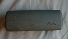 Genuine Silhouette Hard Clamshell Black Grey Eyeglass Case