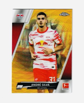 2021-22 Topps Chrome Bundesliga - Andre Silva Gold Wave /50 - RB Leipzig